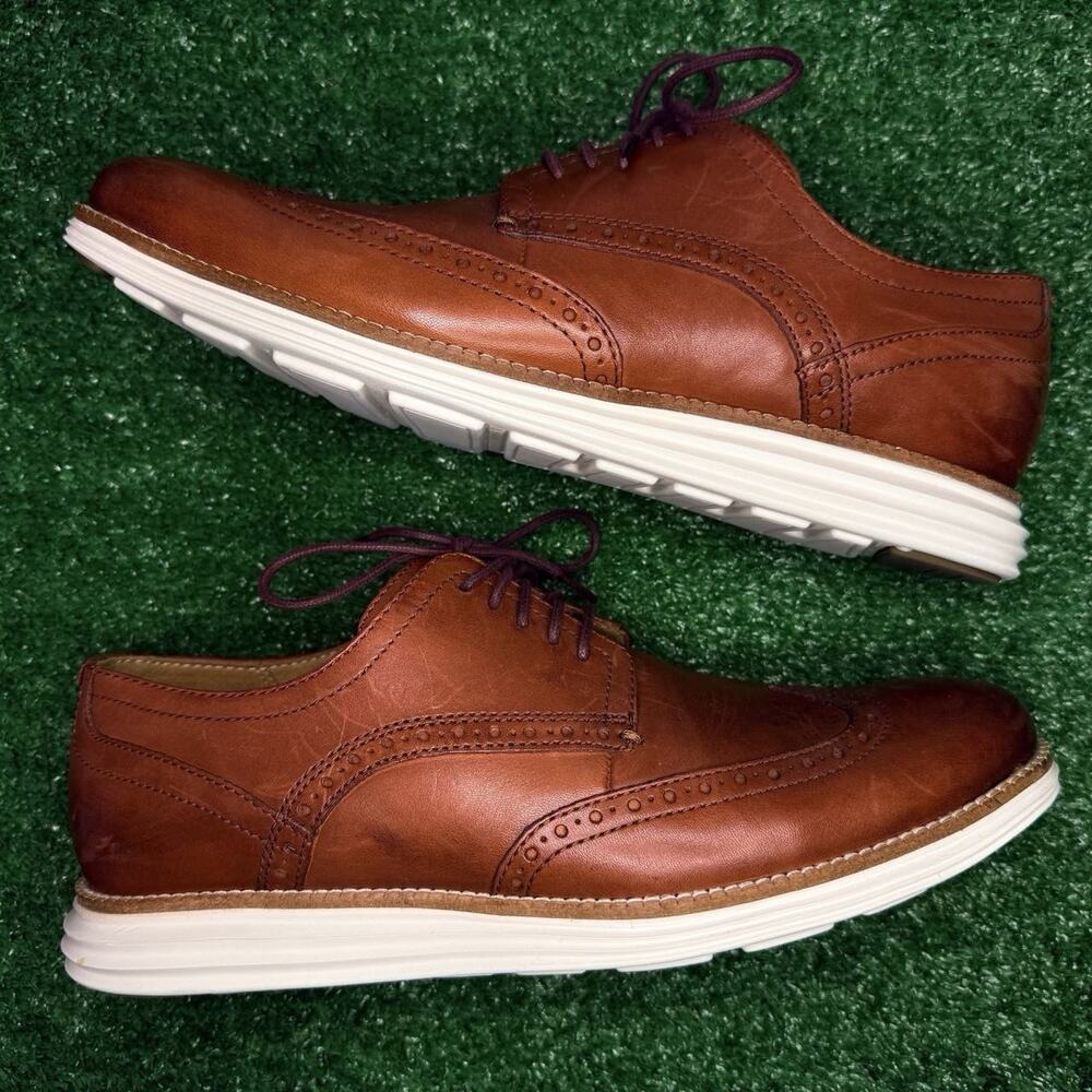 Cole Haan ØriginalGrand Wingtip Oxford Brown Leather Men’s 10M C26471